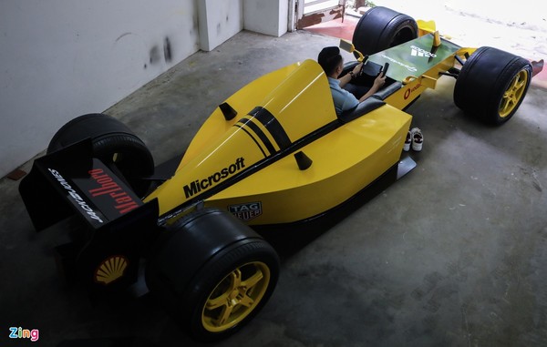  Modal Hanya Rp 32 Juta, Pria Ini Bikin Replika Mobil Mirip Formula 1