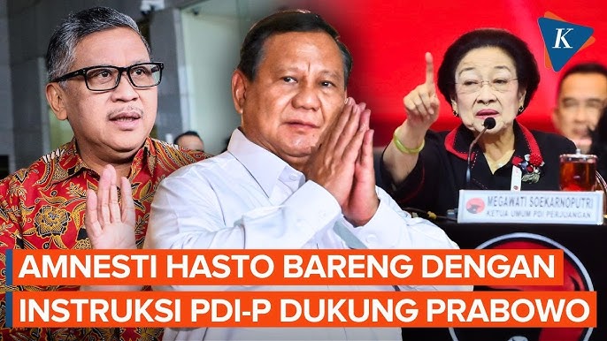 Amnesti Hasto dan Instruksi PDI-P Dukung Prabowo, Sekadar Kebetulan?